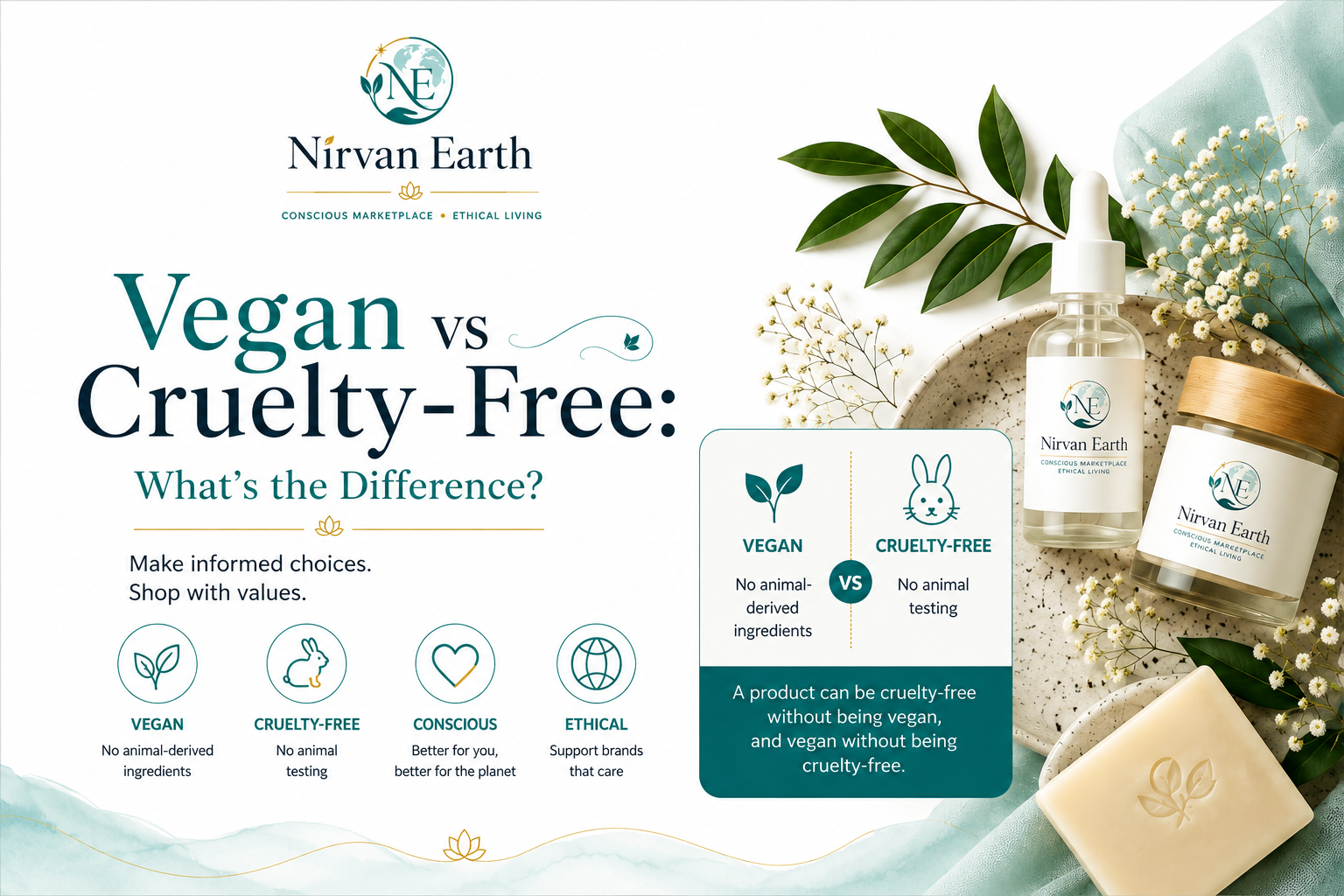Vegan vs Cruelty-Free: What's the Difference?