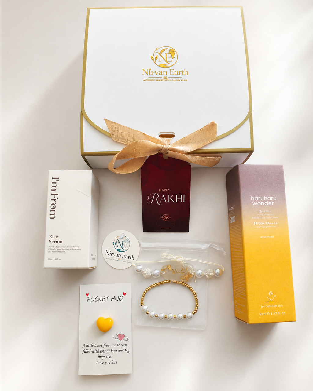 Rakhi Glow Gift Hamper with Skincare Keepsakes