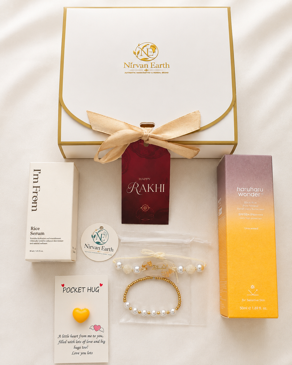 Rakhi Glow Gift Hamper with Skincare Keepsakes
