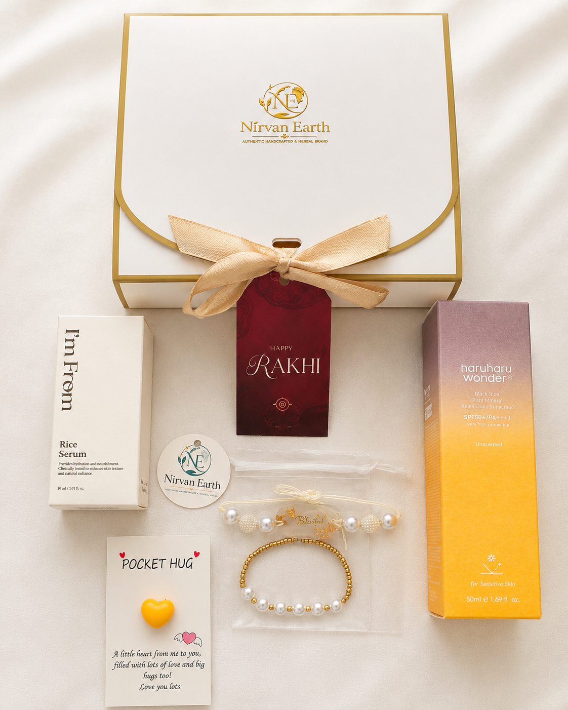 Rakhi Glow Gift Hamper with Skincare Keepsakes