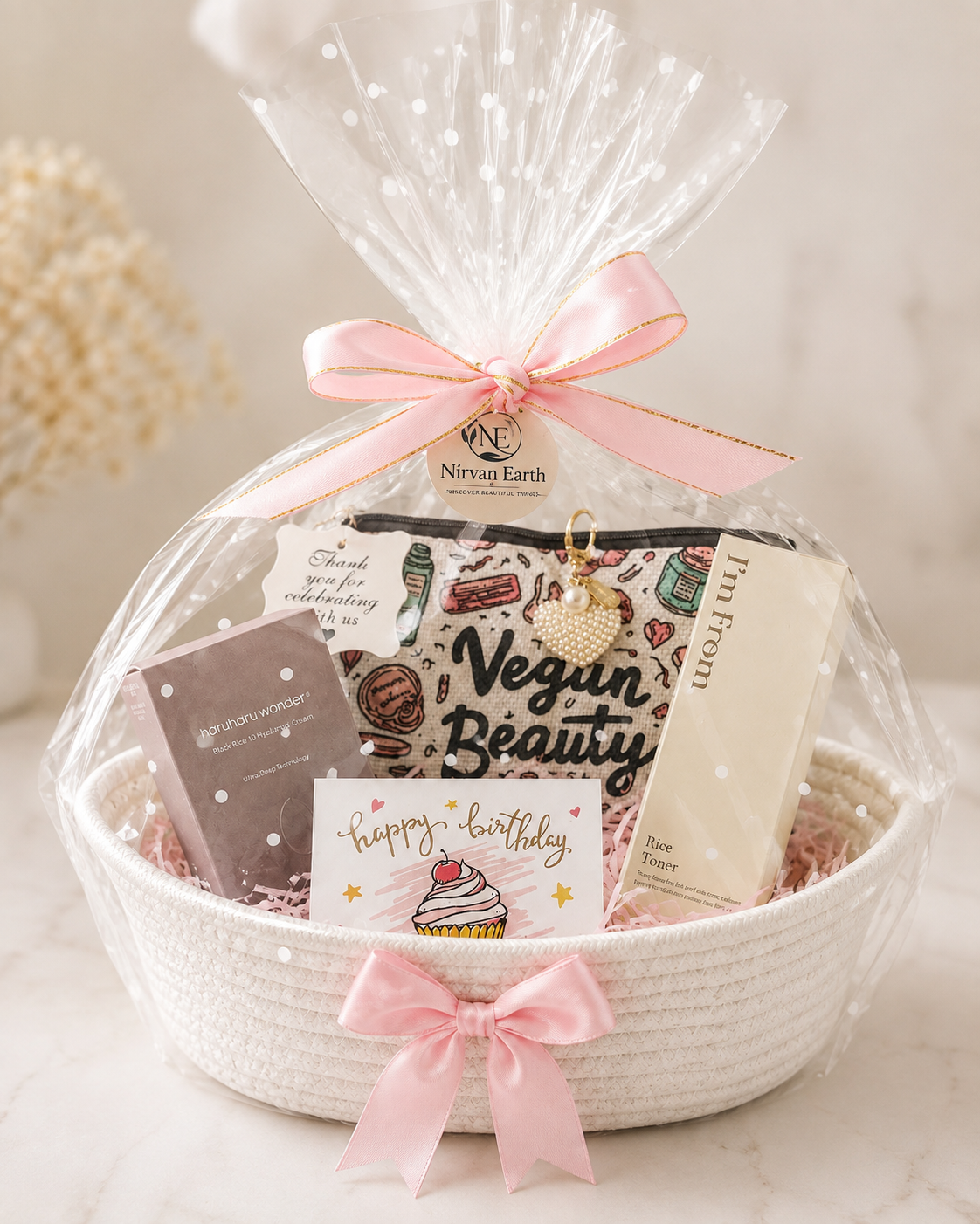 Personalised Vegan Beauty Birthday Hamper
